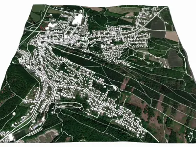 Cityscape Erlinghausen Germany 3D model
