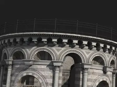 Leaning Tower of Pisa  3D model