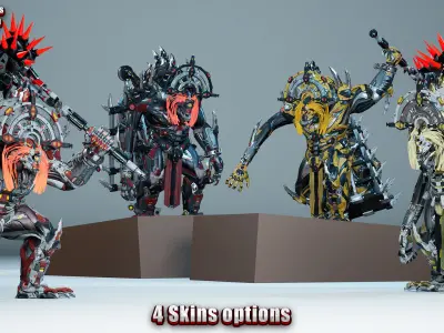 Sci-Fi Cyclop Low-poly 3D model