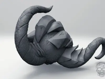 Vel Koz Figure 3D print model