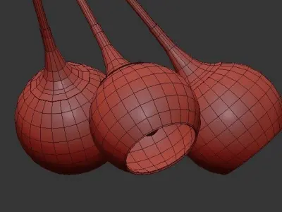 MID CENTURY MODERN MOBILE CHANDELIER 3D model