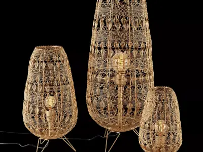 Filo table lamp Dutchbone 3D model