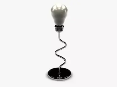 Light bulb lamp 3D model