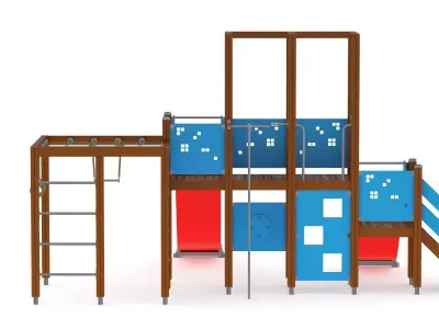 Lappset Activity Tower 02 3D model