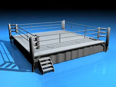 Boxing ring 3D model