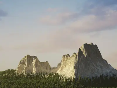 Complete Dolomites Mountain Pack 3D model