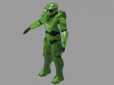 HALO Masterchief 3D Model 3D model