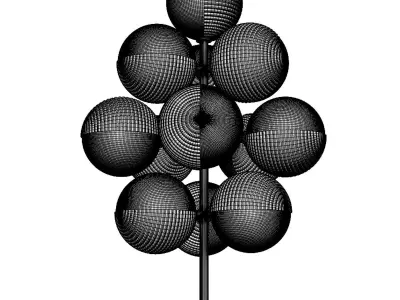 Stellar Grape Lamp - Small by Pulpo  3D model