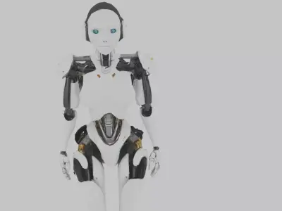 cyber woman 3D model