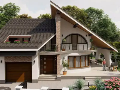House 10 Exterior 3D model