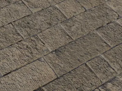 Rustic Ashlar Stone Blocks PBR Texture  Texture