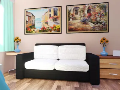 Hospital Room 3D model