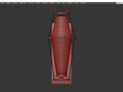 Prospect Up Light Wall Sconce Low-poly 3D model