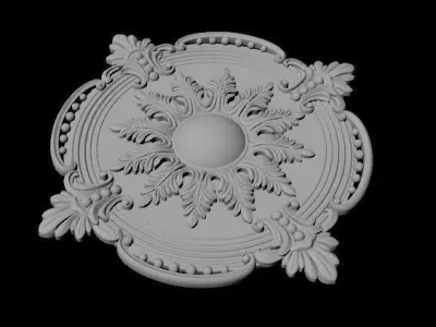 rosette dekor 3D model 37