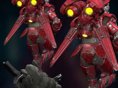 Captain Lily 3D print model