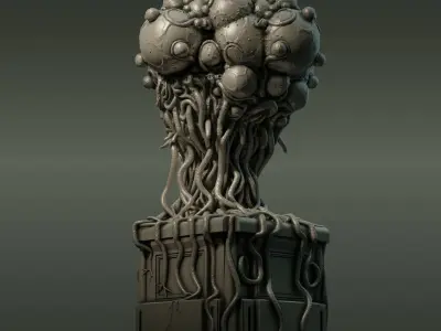 Yog-Sothoth Statuette 3D print model