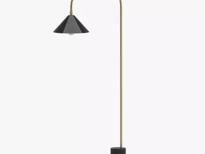 Bishop Task Floor Lamp 3D model