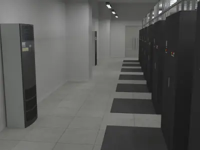 Internet Data Center Room 3D model