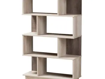 Raul Geometric Bookcase 3D model