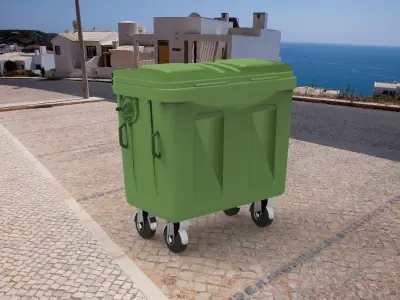 Garbage Can Free 3D model