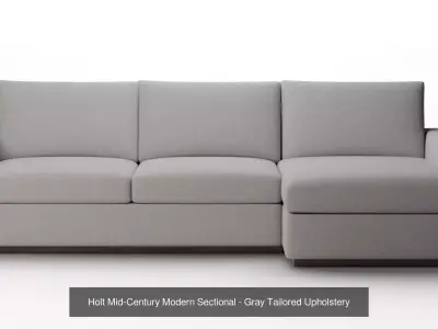 Modern Living Sectional Series - Premium Modular Sofa Pack v02