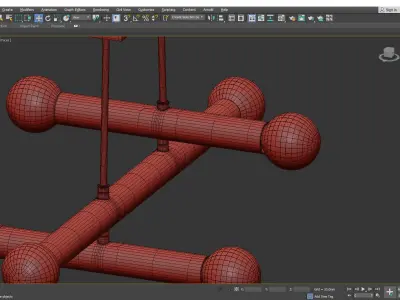 Emerson Chandelier Low-poly 3D model