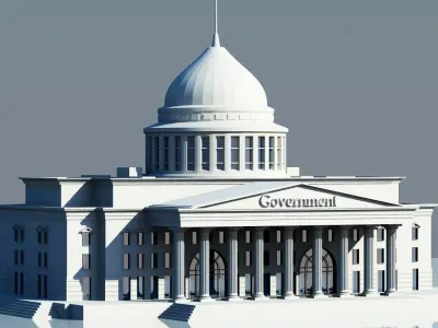 Government Building Symbol 3D model