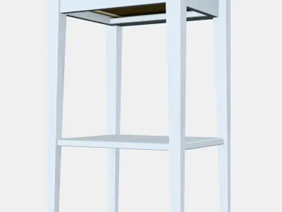 HEMNES Bedside table Low-poly 3D model