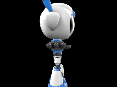 Cartoon Robot 3D model purchase