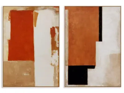 Abstract Painting Frame set 3D model 871
