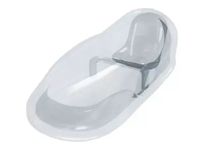 Toboggan Low-poly 3D model