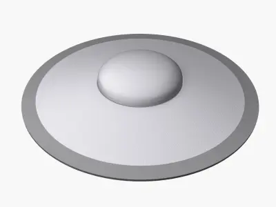 SPACE CRUISER  C57-D  from  Forbidden  Planet 1956 Sci-Fi film 3D model