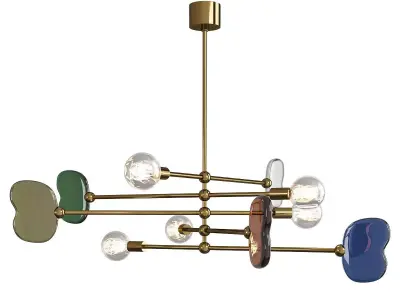 Egon Chandelier Low-poly 3D model