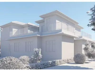 American style villa 3D model