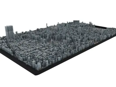 City of Vienna Low-poly 3D model