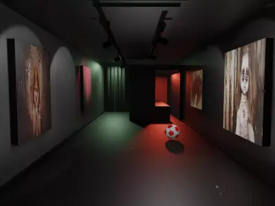 Horror Art Exhibition 3D model