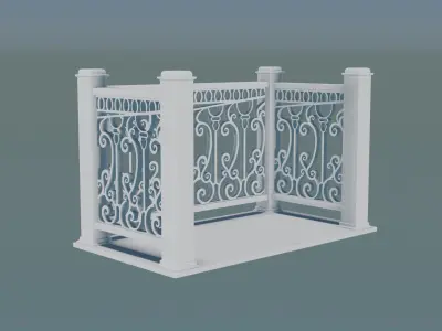 3D Tubular Balustrades 3D print model
