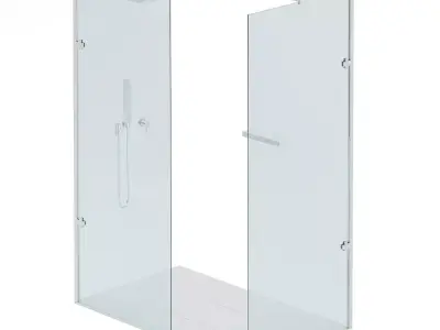 Rectangular Shower 3D model