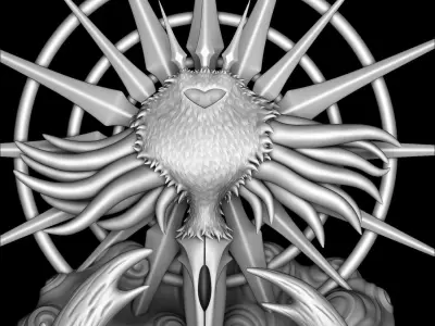 Radiance - Hollow Knight  3D print model