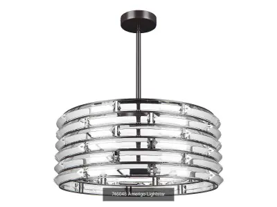 746 Amerigo Lightstar Collection of Lamps 3D Model Pack