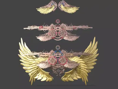 Akhenaten Lost temple Wings  3D model