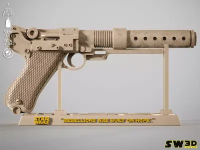 STAR WARS Jyn Erso Blaster 3D print model