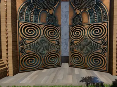 door design for 3d printing 3D print model