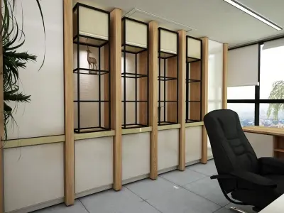 Office room 3d max model  3D model