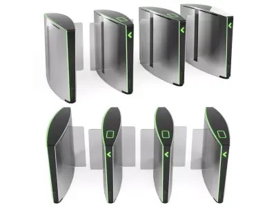 Turnstile Speedlane Slide 3D model