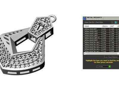 Half set 0015 3D print model