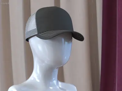  Trucker Hat Grey 