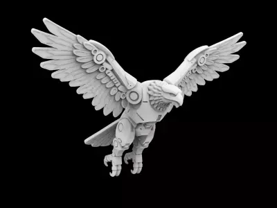 Mech Eagle Model 3D Print 3D print model