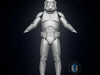 Phase 2 Clone Trooper Armor 3D print model