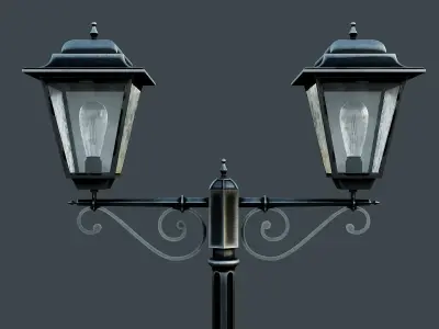 Classic street lamp Collection Vol 2 3D model
